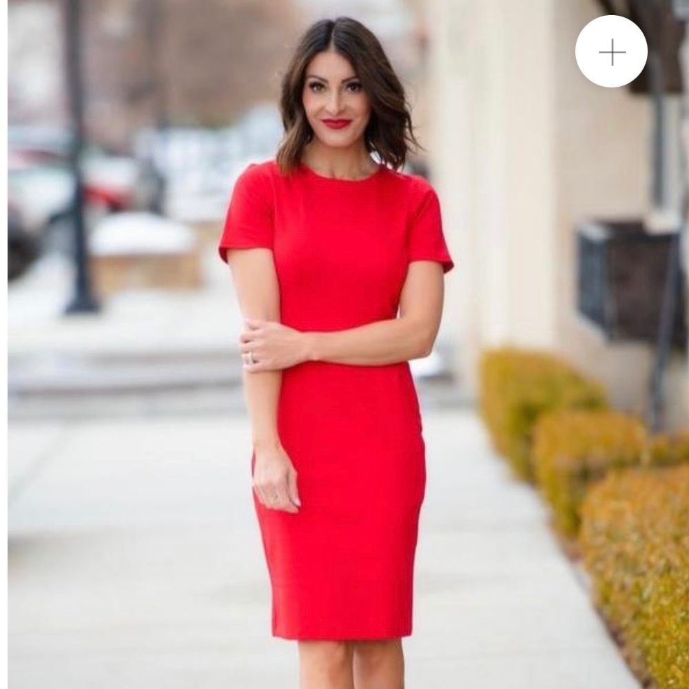 Red Pencil Dress